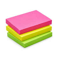 Blocs-notes adhésifs multicolores arc-en-ciel, méga lot économique, notes en papier repositionnables pour l'organisation au bureau et scolaire
