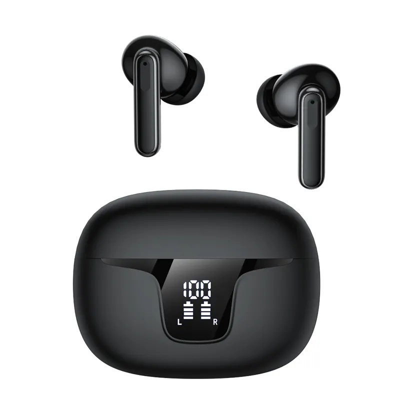 Pabrik 2024 desain baru earphone Bluetooth earbud nirkabel sejati dengan fungsi headphone TWS