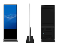 Pantalla Publicitaria Digital para Kiosco, Pantalla LCD Vertical Delgada para Interiores, Equipo de Monitoreo Personalizable con Wifi UHD