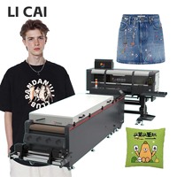 Impresora DTF de Tinta Blanca LC-C606, 6 Cabezales Epson I3200-A1, 30 ㎡ Máquina de Impresión Digital por Transferencia de Calor para Película PET