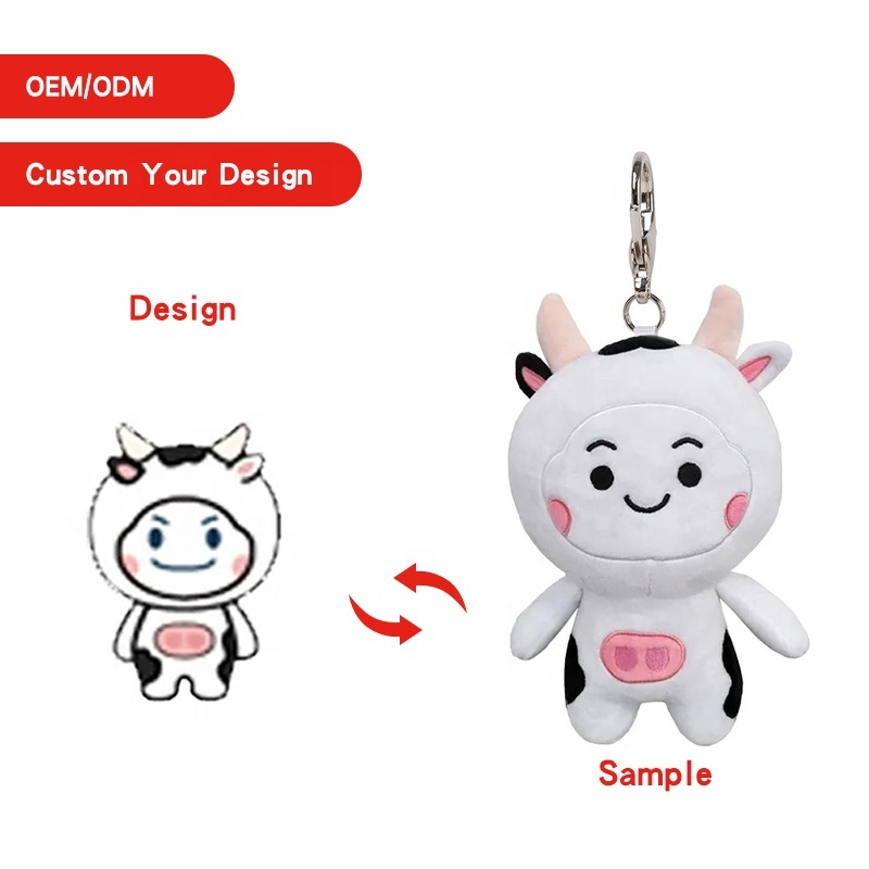 Wholesale Custom Small Plush Keychains Toys