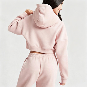 Sweats à capuche de marque personnalisés pour filles Impression bouffante Motif Sport Rose Sport Sweat à capuche overhead pour filles - Product Image 1