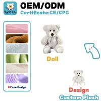 Jouets en peluche personnalisés à succès avec logo sur mesure, animaux en peluche mignons, ours en peluche pour Noël, certifiés CPC CE