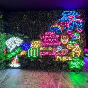 Tùy chỉnh <span class=keywords><strong>Led</strong></span> Neon dấu hiệu UV in Thiết kế linh hoạt ánh sáng Dây thừng handmade Glass Ống Neon dấu hiệu - Product Image 5