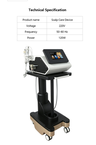 Multi-Functional Scalp Care <b>Machine</b> with Vacuum Heating, BIO <b>Microcurrent</b> & Nutrient Spray Head Spa Hair Regrowth Stress Relief - Product Image 3