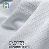 Tissu en maille de nylon hexagonal avec chemises de golf à coupe sèche pour hommes et maillot de football Barca pour une personnalisation haut de gamme