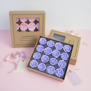 AM-SPHA07 Ammy 8CM Fleur <span class=keywords><strong>de</strong></span> Savon Grande Tête <span class=keywords><strong>de</strong></span> Rose Austin, Rose <span class=keywords><strong>de</strong></span> Savon, Matière Première pour Bouquet <span class=keywords><strong>de</strong></span> Fleurs pour la Saint-Valentin et Mariages - Product Image 4