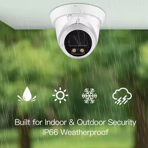 PoE Audio Smart Network CCTV <strong>IP</strong> <strong>Camera</strong> 4K 8MP CMOS Full Color AI <strong>Face</strong> Detection Human Vehicle Detection IP66 Waterproof NVR - Product Image 2
