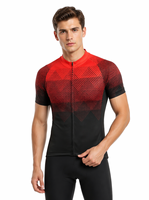Polo de cyclisme à manches courtes pour homme Kuest Custom, 100% polyester, respirant, léger, vêtements de vélo d'été, design avec poche