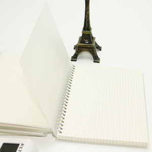 Nuovo Quaderno A5 Trasparente <span class=keywords><strong>a</strong></span> Griglia Quadrata con Puntini, Rilegatura <span class=keywords><strong>a</strong></span> Spirale in PP Spesso, Personalizzabile, Ideale come Regalo - Product Image 3
