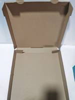 Boîte à pizza personnalisée en papier kraft, qualité alimentaire, biodégradable, résistante à l'huile, emballage jetable pour restaurant à emporter, marque Qian qi Fang