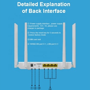 Routeur CPE 4G LC117, carte SIM, point d'accès, CAT4, 32 utilisateurs, RJ45 WAN LAN, modem sans fil, routeur Wifi LTE - Product Image 3