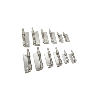 AW/Anwang Goupille à ressort en acier inoxydable 304 pour armoires électriques, charnières soudées avec et sans trous - Product Image 5