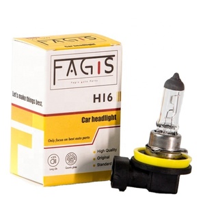 Fagis Dot <span class=keywords><strong>H16</strong></span> 12v19w đèn pha đèn pha Xe Hơi <span class=keywords><strong>Xenon</strong></span> bóng đèn halogen tự động - Product Image 1