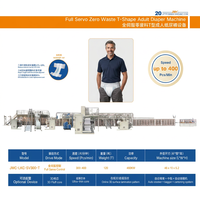 2026 JWC Hochgeschwindigkeits-Vollautomatische Einweg-Erwachsenenwindel-Maschine mit Fortschrittlicher Servotechnologie 650KW 380V