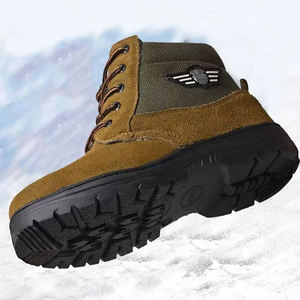Wholesale Classic Lace-Up Leather Ankle <strong>Boots</strong> Men'<strong>s</strong> <strong>Women's</strong> Winter Hiking <strong>Combat</strong> <strong>Boots</strong> Comfortable Outdoor Warm Snow Shoes - Product Image 5