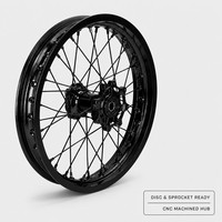 Roue arrière Surron Light Bee X 16 pouces, moyeu CNC, jante à rayons, 16x1.85, 7116, aluminium 7075, pour moto tout-terrain électrique haute performance, E-Bike