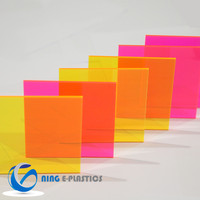 Hoja Ning E-Plastics PMMA Tamaño personalizado Techo Color Acrílico Hoja acrílica sólida
