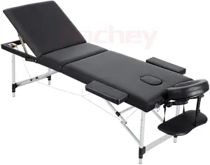 Cama de massagem dobrável para spa facial, cama mt portátil para massagem, alta qualidade