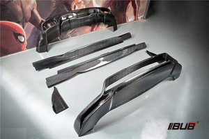 Piezas de Auto para Porsche Cayenne, Kit de Carrocería de Fibra, Mejora para Cayenne, Difusor Delantero de Fibra de Carbono, Faldones Laterales - Product Image 6