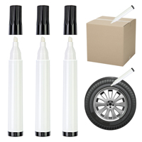 Stylos marqueurs en plastique PP rechargeables vides avec pointe de 3,0 mm et logo personnalisé - à remplir avec votre propre peinture