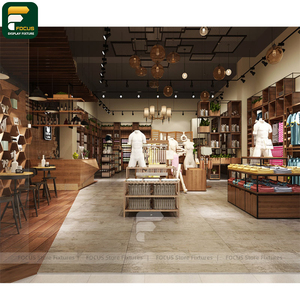 ชั้นวางเสื้อผ้าพร้อมลิ้นชัก ชั้นวางเสื้อผ้าสำหรับร้านค้าปลีก อุปกรณ์จัดเก็บเสื้อผ้า - Product Image 2