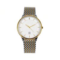 Montre de luxe pour homme de haute qualité avec logo personnalisé, bracelet minimaliste en acier inoxydable, montre à quartz, montre à marque privée