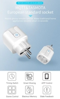 SIXWGH 20A Prise WiFi intelligente Mode scène Contrôle de groupe Tasmota Minuterie prise en charge Android Exploité Français Maison intelligente Partage familial