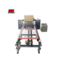 Machine à souder à fil pour paniers électriques avec composants PLC SADE SD1200 en acier au carbone 60-80 cycles/min