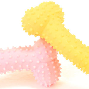 TPR Foam Interactive Durable Squeaky Bone <b>Stick</b> <b>Dog</b> Chew Toy 10.5x4.2cm for Play & Training Indoor/Outdoor Use - Product Image 2