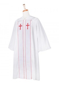 Túnicas de clero blancas y negras para <span class=keywords><strong>Pastor</strong></span> - Product Image 5