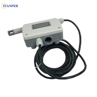 Sensor Kecepatan Udara Industri IVANPER AF410 Pengukur Aliran Udara Probe Kecepatan Angin Saluran IP65