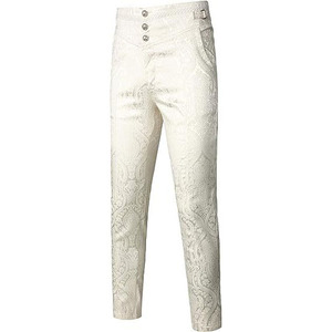 Nouveau pantalon gothique pour homme, style vintage, pour Halloween, costume de vampire, pantalon steampunk, jacquard sombre, pantalon victorien, bas de tenue pour homme - Product Image 5