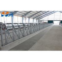 Abri pour moutons en acier à faible coût, bâtiment préfabriqué pour élevage, étable à vaches, abri pour animaux