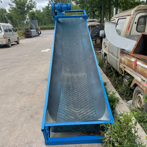 Convoyeur à bande mobile pour l'exploitation minière, bande en caoutchouc inclinée, vitesse réglable, utilisation industrielle durable - Product Image 2
