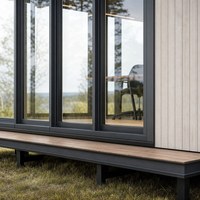 Bâtiment modulaire contemporain en conteneurs pour l'habitation familiale et les vacances