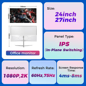 <span class=keywords><strong>Monitor</strong></span> de Computador de Alta Taxa de Atualização da Fábrica Rebekah, Tela OEM ODM para Escritório em Casa, <span class=keywords><strong>Monitor</strong></span> Curvo Sem Moldura para Jogos - Product Image 3