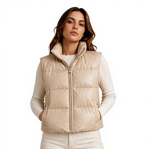 Gilet matelassé unisexe personnalisé léger pour l'hiver, sans manches, pour l'extérieur, vente en gros de vêtements - Product Image 1