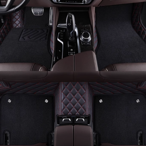 Tappetini Auto in Pelle a Doppio Strato Durevoli Accessori Interni per <span class=keywords><strong>Mercedes</strong></span> Benz <span class=keywords><strong>Classe</strong></span> <span class=keywords><strong>E</strong></span> W110, W114/W115 W123W124W210 W211W212W213 - Product Image 4