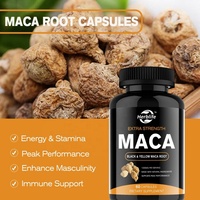 Suplemento de Raíz de Maca en Cápsulas, Extracto de Raíz de Maca para Hombres y Mujeres, Venta Caliente OEM ODM