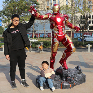 Đồ Trang Trí Tượng Người Sắt Đánh Dấu Nhân Vật Anime Cổ Điển Cỡ Lớn Theo Yêu Cầu Củ<span class=keywords><strong>a</strong></span> Nhà Máy - Product Image 2