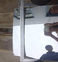R1200/R320 2mm 230*300mm 305*407mm clear Float Glass Aluminum Chrome Coated Convex Mirror Glass