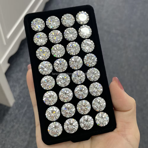 Wuzhou Factory VVS <span class=keywords><strong>Moissanite</strong></span> D 3mm 6,5mm 8mm Corte brillante redondo Piedra de moissanita suelta 1CT 2CT Mossanite para la fabricación de relojes - Product Image 4