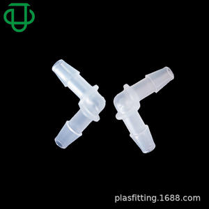 Connecteur de tuyau en plastique PP Jiyou en forme de L à 90 degrés, 3/16 pouce, pour tuyau d'eau ou de gaz - Product Image 3
