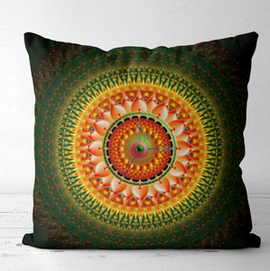 ปลอกหมอนอิงลายแมนดาลาอินเดีย ลายดอกไม้อาหรับ ลายพระอาทิตย์พระจันทร์ อาราแรต ขายดีปี 2026 พร้อมส่ง - Product Image 1