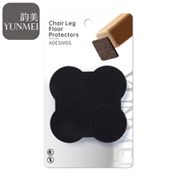 Pads de protection pour meubles en EVA antidérapants, auto-adhésifs, à surface gaufrée effet diamant, styles variés, résistants aux rayures