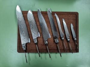 Venta al por mayor especial de todo tipo de Damasco hoja en blanco Damasco hoja OEM VG10 Damasco <span class=keywords><strong>knife</strong></span> conjunto - Product Image 6