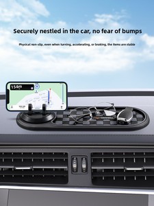 Supporto per Telefono da Auto con Targa Temporanea, Tappetino Antiscivolo Multifunzione per Cruscotto e Navigazione, Prodotto in Cina - Product Image 2