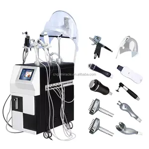 Máquina de Microdermoabrasão H2O2 Hydro Water Jet para equipamentos de spa Máquina de oxigênio facial o2toderm