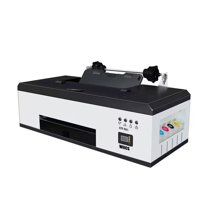 L1800/R1390 Pet Film T-Shirt macchina da stampa tessile A3 Dtf stampante Flatbed